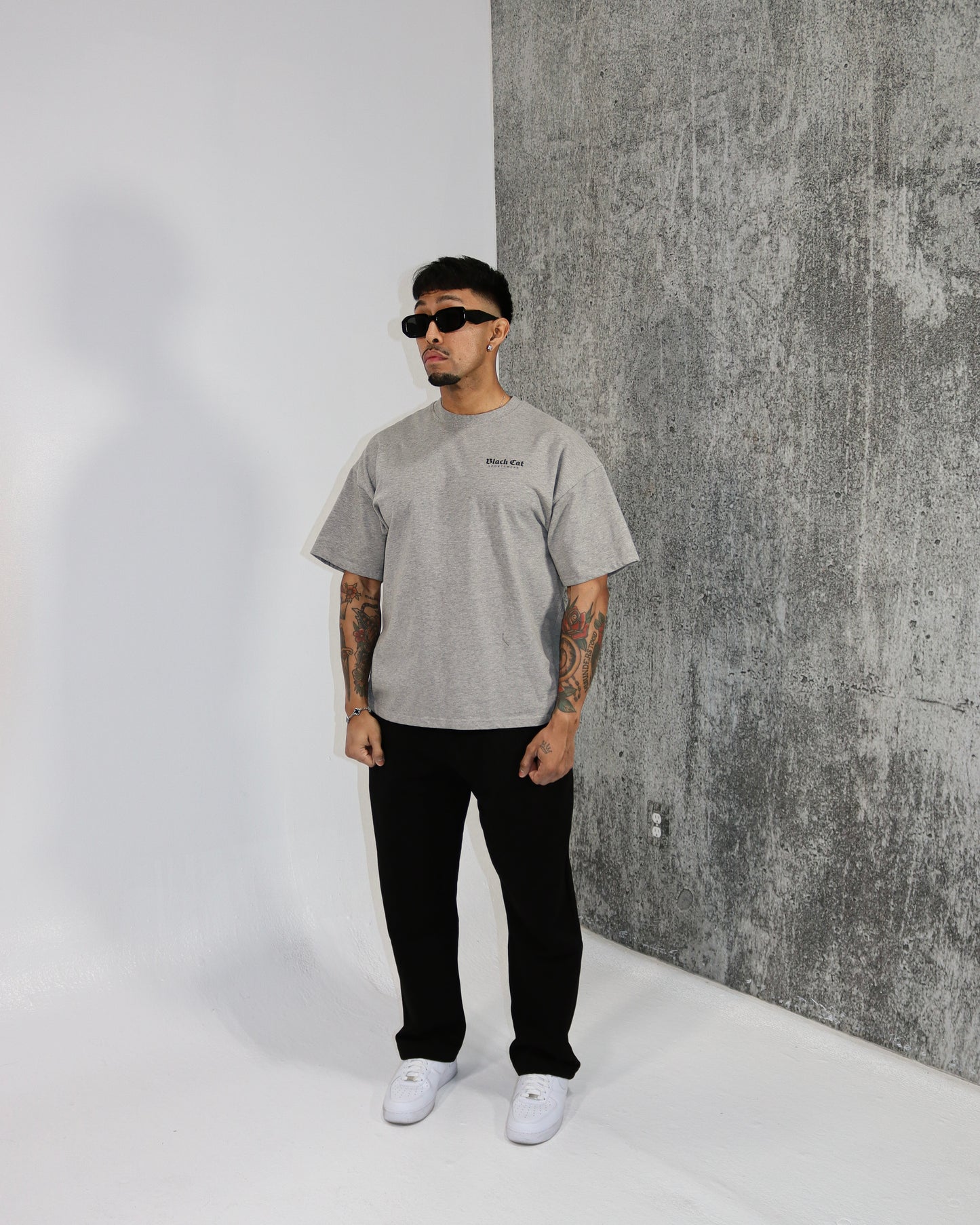 Daily Staples Tee - Grey Marl