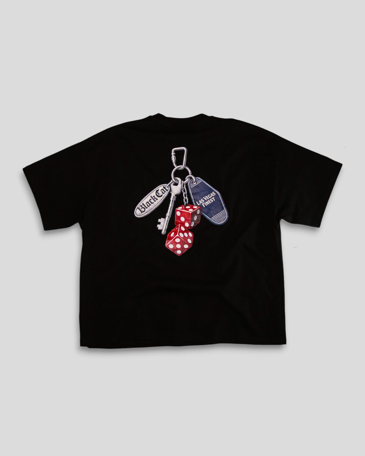 Keys of LV Boxy Tee - Black