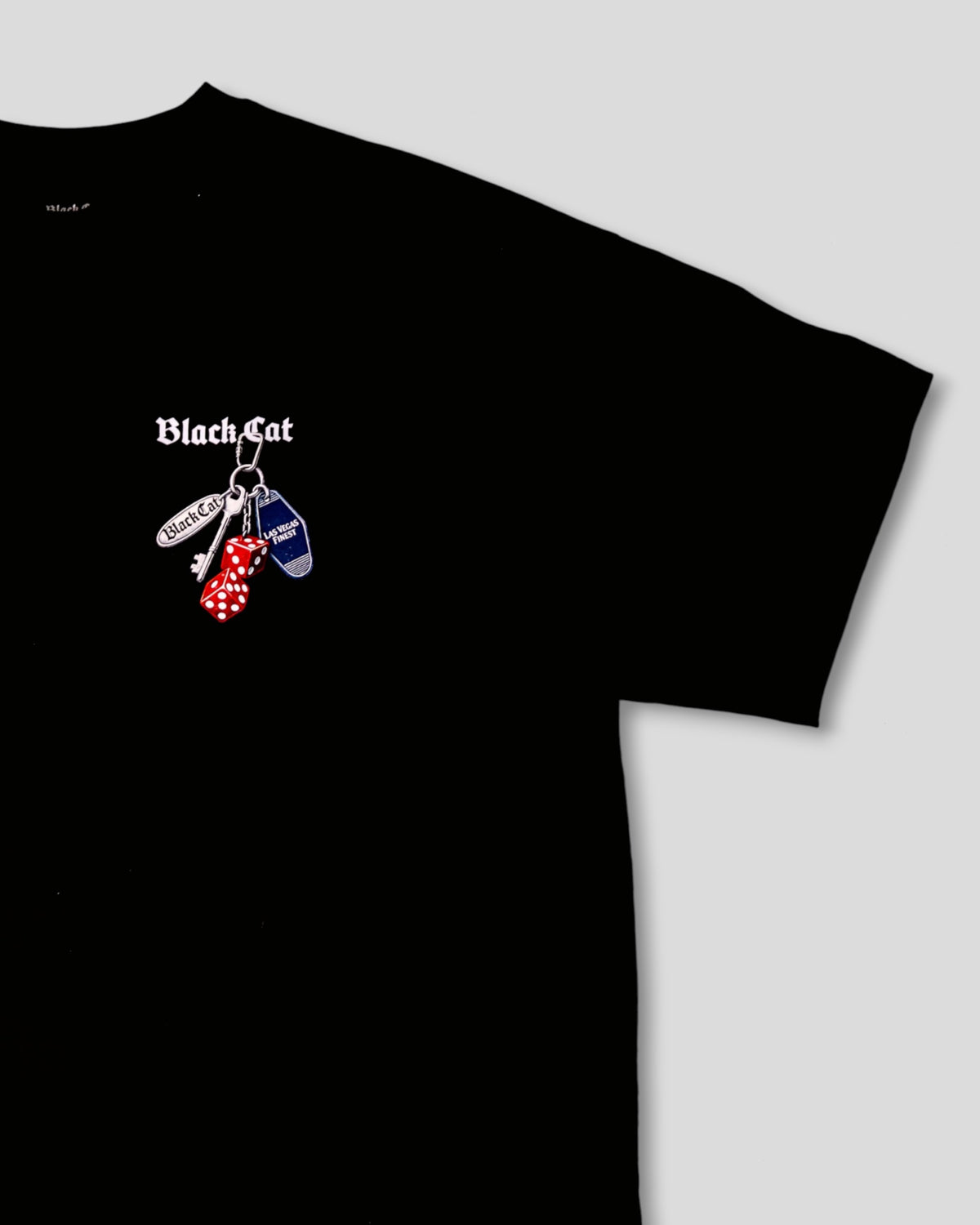 Keys of LV Boxy Tee - Black