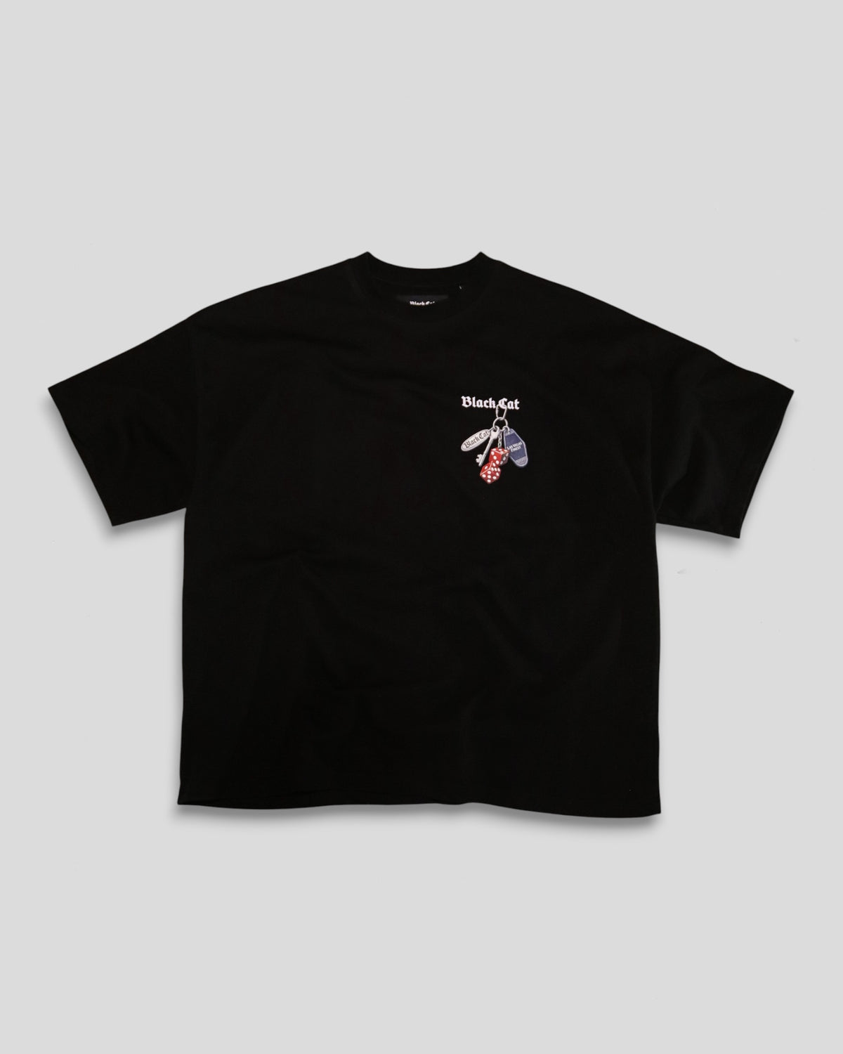 Keys of LV Boxy Tee - Black